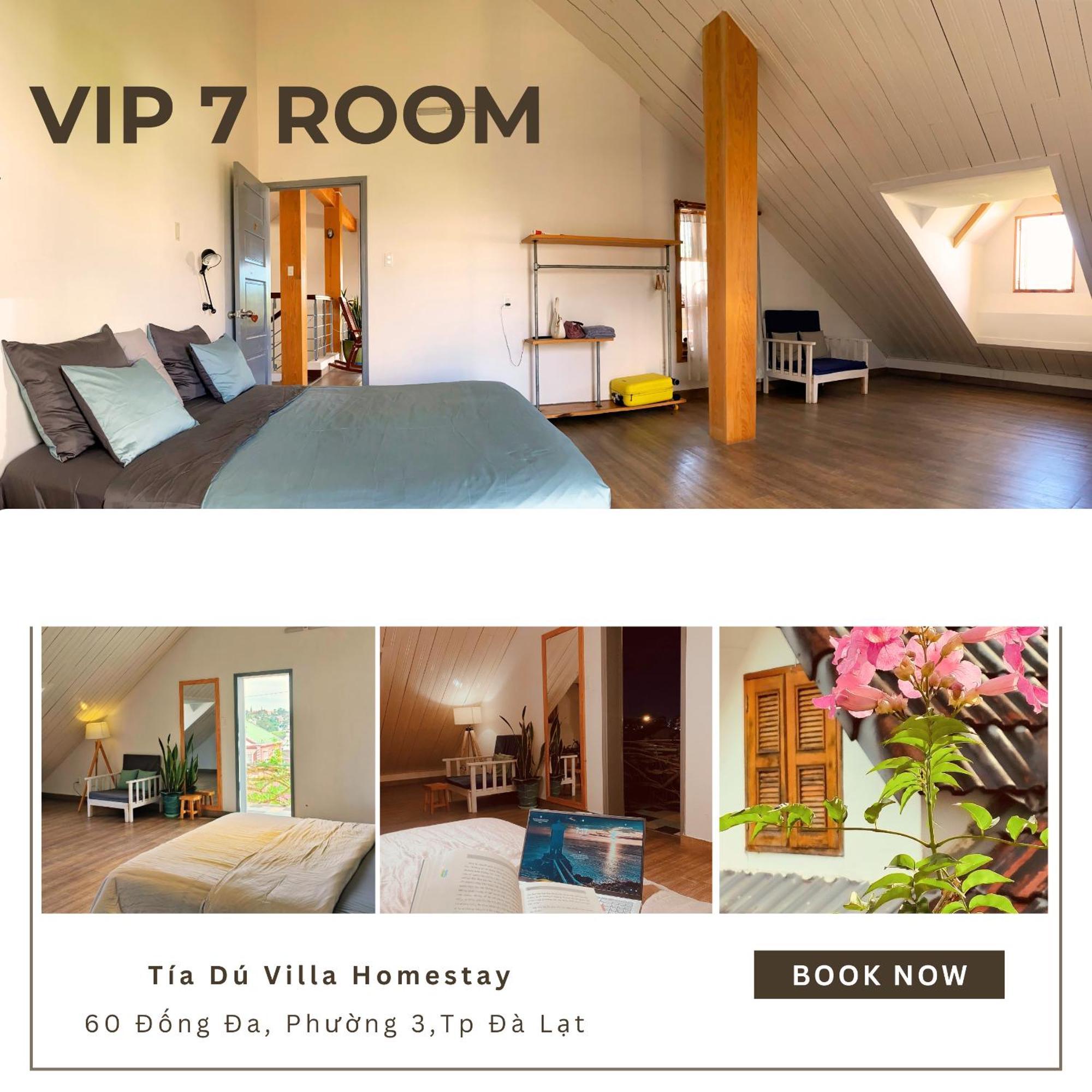 Tia Du Villa Homestay ダラット エクステリア 写真