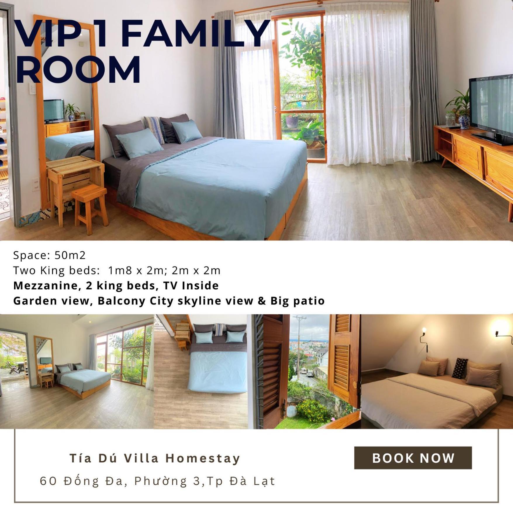 Tia Du Villa Homestay ダラット エクステリア 写真
